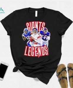 New York Giants legends Michael Strahan Eli Manning and Lawrence Taylor shirt
