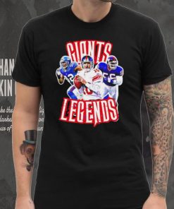New York Giants legends Michael Strahan Eli Manning and Lawrence Taylor shirt