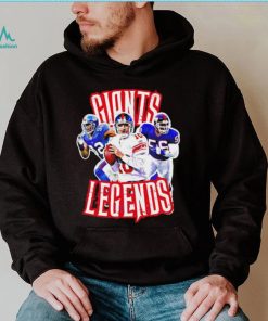 New York Giants legends Michael Strahan Eli Manning and Lawrence Taylor shirt