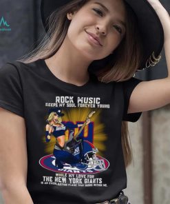 New York Giants rock music keep my soul forever young shirt