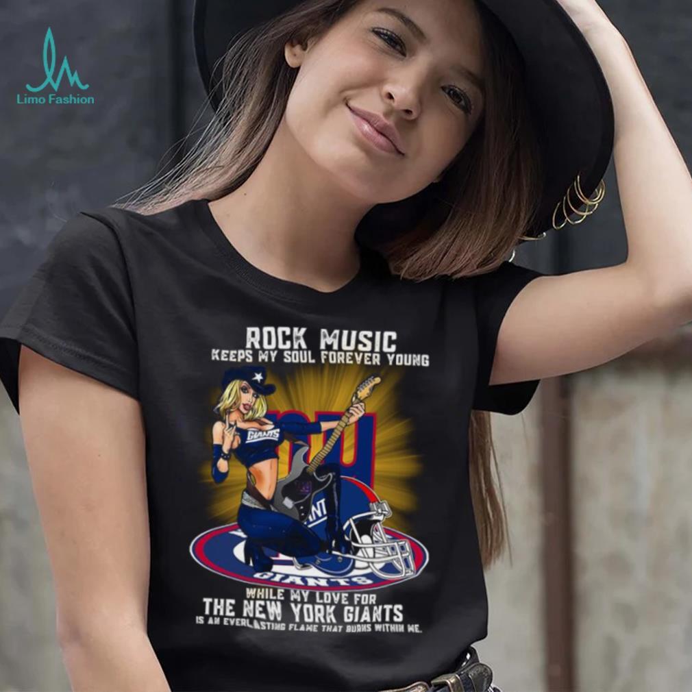 New York Giants rock music keep my soul forever young shirt New York Giants rock music keep my soul forever young shirt