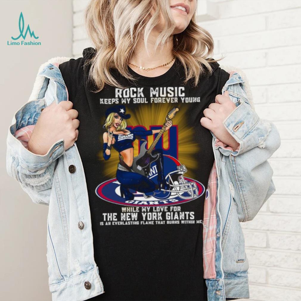 New York Giants rock music keep my soul forever young shirt New York Giants rock music keep my soul forever young shirt