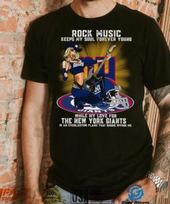 New York Giants rock music keep my soul forever young shirt
