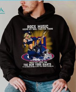 New York Giants rock music keep my soul forever young shirt
