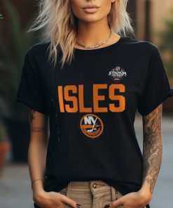 New York Islanders Fanatics Branded Women's 2024 NHL Stadium Series Logo V Neck T shirt