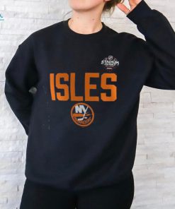 New York Islanders Fanatics Branded Women's 2024 NHL Stadium Series Logo V Neck T shirt