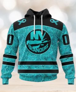 New York Islanders Hoodie Special Design Fight Ovarian Cancer Hoodie