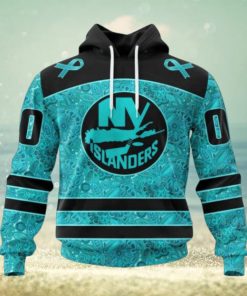 New York Islanders Hoodie Special Design Fight Ovarian Cancer Hoodie