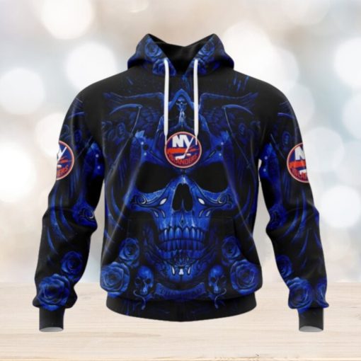 New York Islanders Hoodie Special Design With Skull Art Hoodie