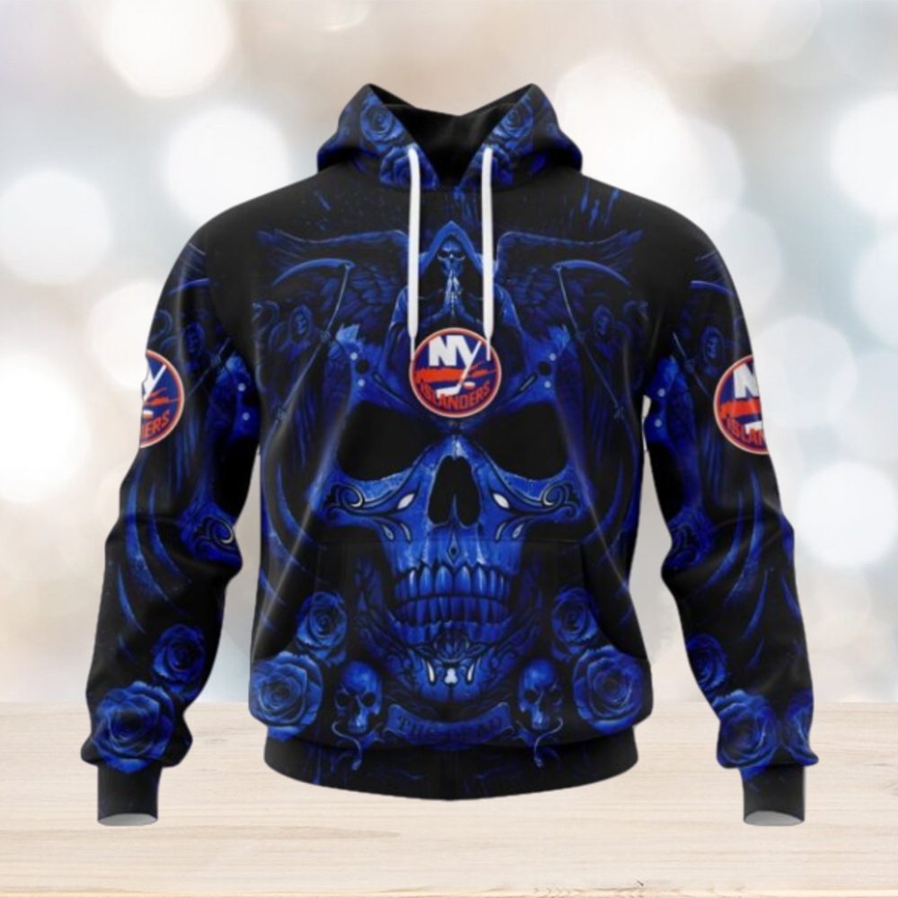 New York Islanders Hoodie Special Design With Skull Art Hoodie New York Islanders Hoodie Special Design With Skull Art Hoodie