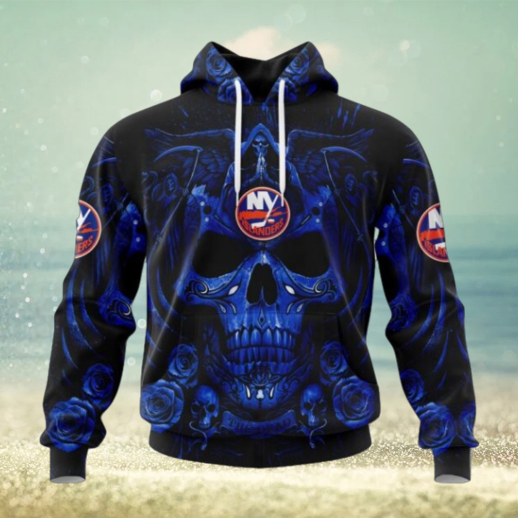 New York Islanders Hoodie Special Design With Skull Art Hoodie New York Islanders Hoodie Special Design With Skull Art Hoodie