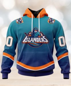 New York Islanders Hoodie Special Retro Gradient Design Hoodie