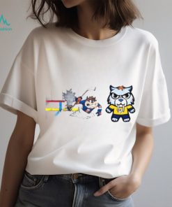 New York Islanders Vs Nashville Predators Nhl 2024 Mascot Cartoon Hockey Shirt