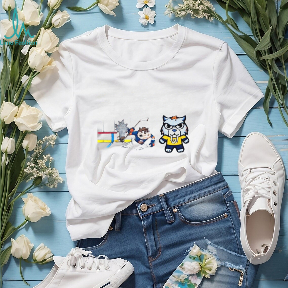 New York Islanders Vs Nashville Predators Nhl 2024 Mascot Cartoon Hockey Shirt New York Islanders Vs Nashville Predators Nhl 2024 Mascot Cartoon Hockey Shirt