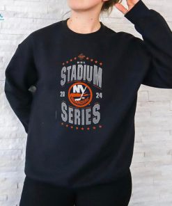 New York Islanders WEAR by Erin Andrews Women's 2024 NHL Stadium Series Boyfriend T Shirt