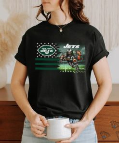New York Jets Football Team Mascot Flag 2024 T shirt