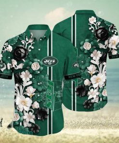 New York Jets Hawaii Shirt Flower Aloha Football Team Summer Gift