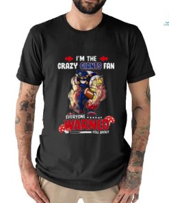 New York Jets NFL Football Mario I'm The Crazy Fan Everyone Warned You About (2) T Shirt