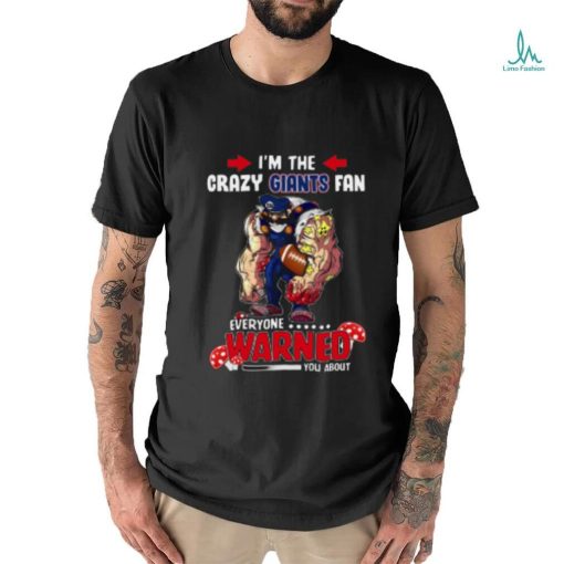 New York Jets NFL Football Mario I’m The Crazy Fan Everyone Warned You About (2) T Shirt
