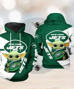 New York Jets Nfl Baby Yoda Team Limited Edition 3d Hoodie
