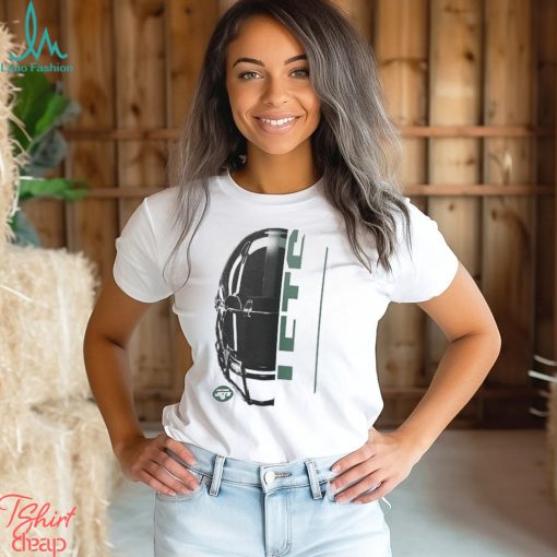 New York Jets Starter Half Helmet Logo  T Shirt
