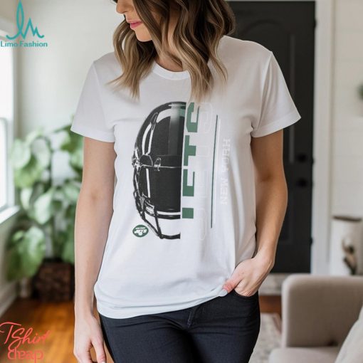 New York Jets Starter Half Helmet Logo  T Shirt