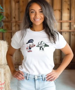 New York Jets Vs New England Patriots NFL 2024 Mascot Cartoon Football Shirts
