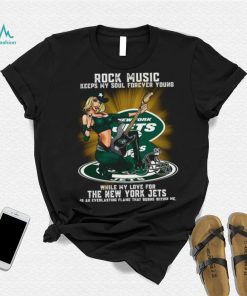 New York Jets rock music keep my soul forever young shirt