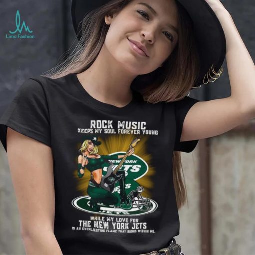New York Jets rock music keep my soul forever young shirt