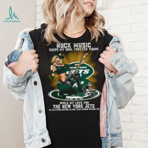 New York Jets rock music keep my soul forever young shirt