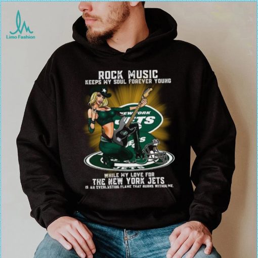 New York Jets rock music keep my soul forever young shirt