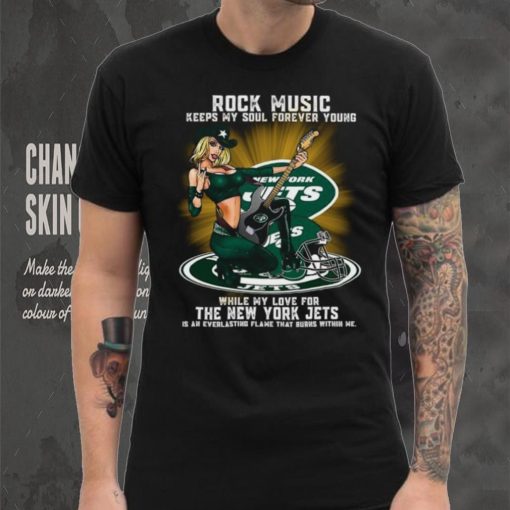 New York Jets rock music keep my soul forever young shirt
