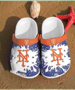 New York Mets Crocs Logo Team Pattern Gift