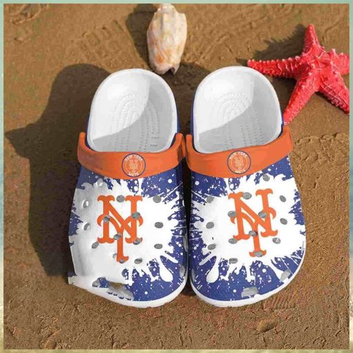 New York Mets Crocs Logo Team Pattern Gift