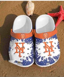 New York Mets Crocs Logo Team Pattern Gift