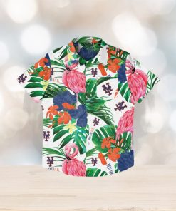 New York Mets Flamingo Hawaiian Shirt