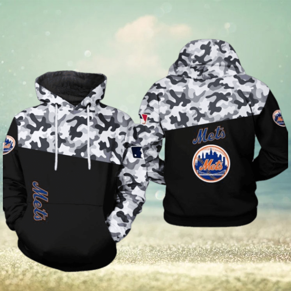 New York Mets MLB Camo Veteran 3D Printed Hoodie New York Mets MLB Camo Veteran 3D Printed Hoodie