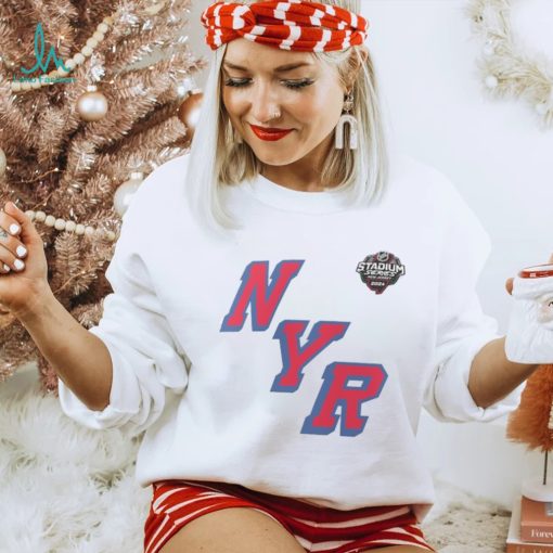 New York Rangers Fanatics Branded White 2024 NHL Stadium Series Logo T Shirt
