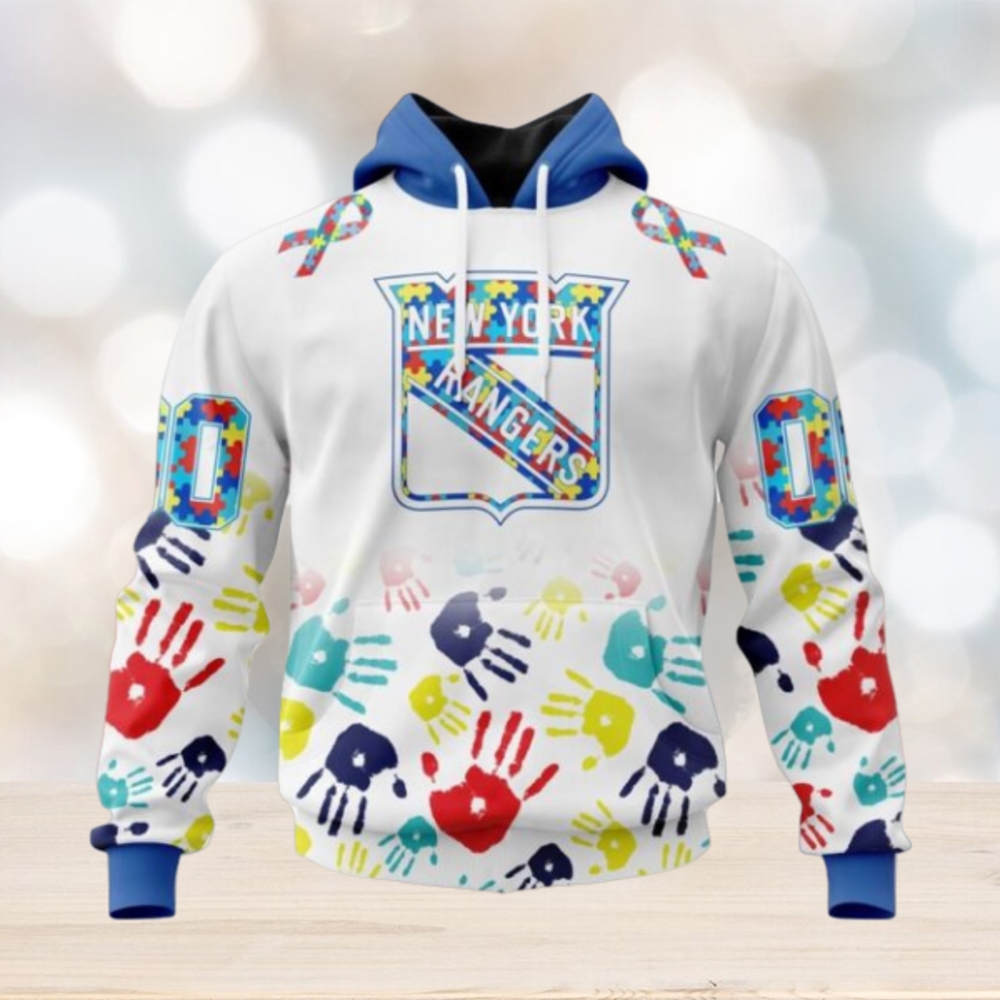 New York Rangers Hoodie Special Autism Awareness Design Hoodie New York Rangers Hoodie Special Autism Awareness Design Hoodie