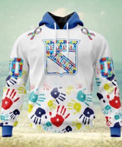 New York Rangers Hoodie Special Autism Awareness Design Hoodie