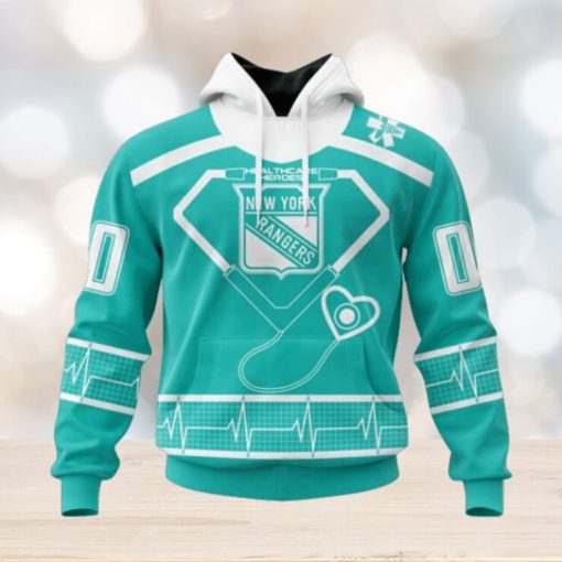 New York Rangers Hoodie Special Design Honoring Healthcare Heroes Hoodie