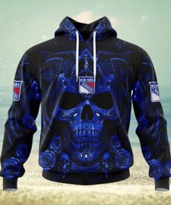 New York Rangers Hoodie Special Design With Skull Art Hoodie