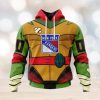 New York Rangers Hoodie Specialized Design In Classic Style With Paisley! WE WEAR PINK BREAST CANCER Hoodie