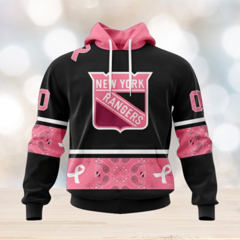 New York Rangers Hoodie Specialized Design In Classic Style With Paisley! WE WEAR PINK BREAST CANCER Hoodie New York Rangers Hoodie Specialized Design In Classic Style With Paisley! WE WEAR PINK BREAST CANCER Hoodie