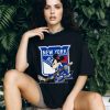 New York Rangers NHL Mickey Mouse Player Unisex Adult t shirt