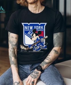 New York Rangers NHL Mickey Mouse Player Unisex Adult t shirt