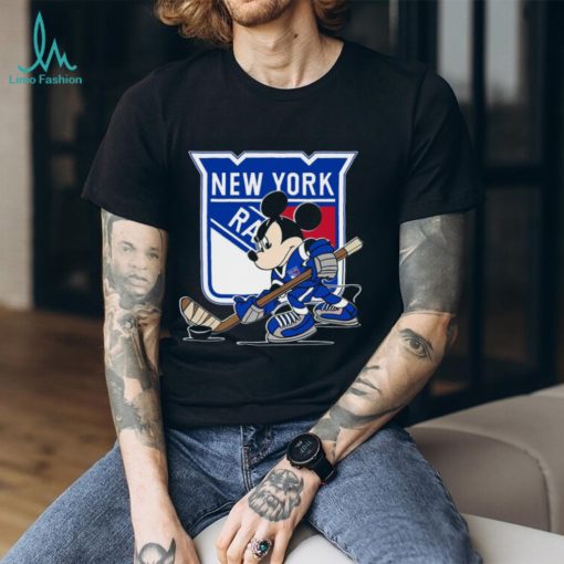 New York Rangers NHL Mickey Mouse Player Unisex Adult t shirt