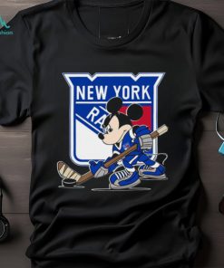 New York Rangers NHL Mickey Mouse Player Unisex Adult t shirt