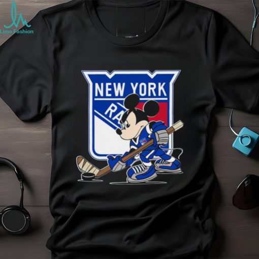 New York Rangers NHL Mickey Mouse Player Unisex Adult t shirt