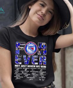 New York Rangers forever not just when we win signatures shirt